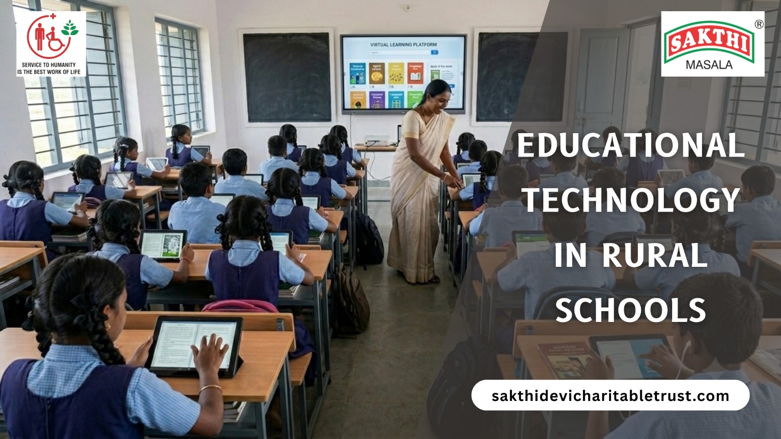 Sakthidevi Charitable Trust Implements Educational Technology in Erode Rural Schools