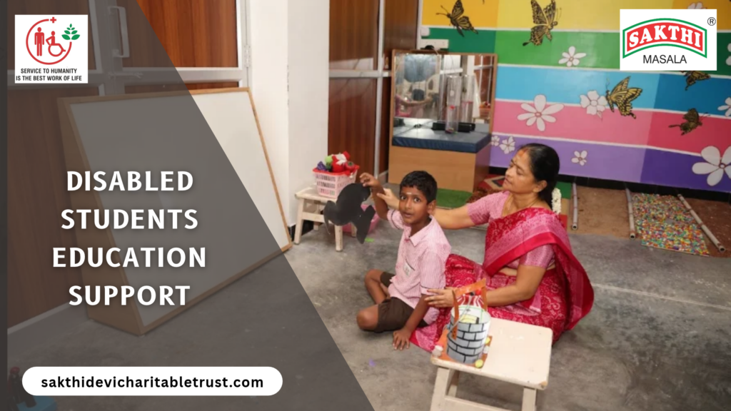 disabled students education support in Erode